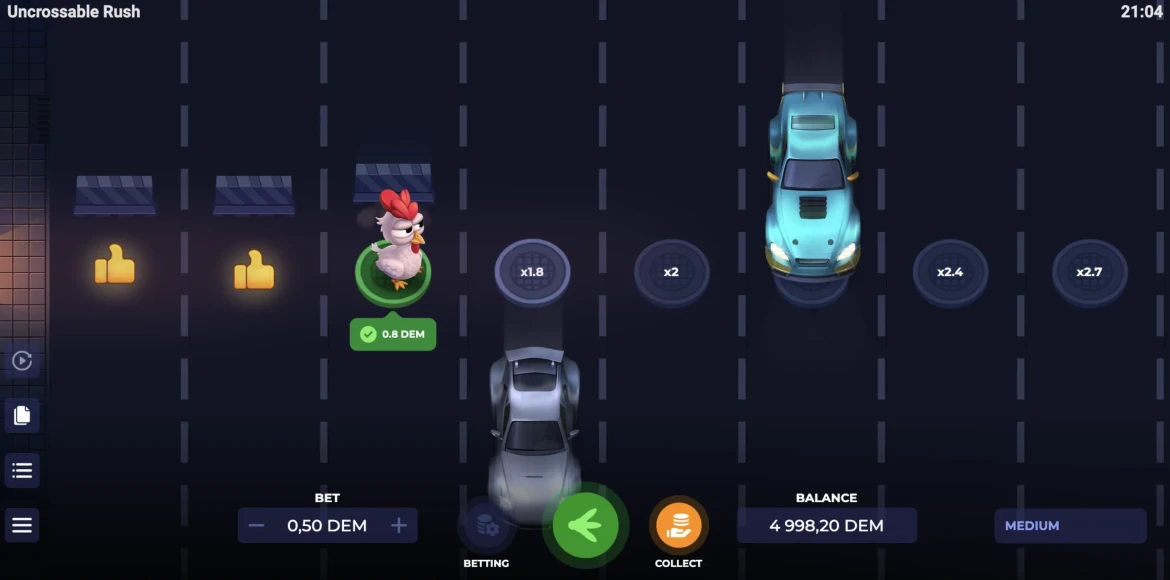 Uncrossable Rush